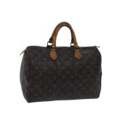 Louis Vuitton Vintage Pre-owned Canvas handvskor Brown, Dam