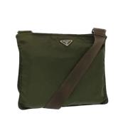 Prada Vintage Pre-owned Nylon prada-vskor Green, Dam