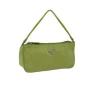 Prada Vintage Pre-owned Nylon prada-vskor Green, Dam