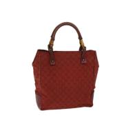 Gucci Vintage Pre-owned Canvas gucci-vskor Red, Dam