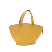 Louis Vuitton Vintage Pre-owned Laeder handvskor Yellow, Dam