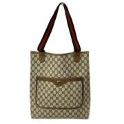 Gucci Vintage Pre-owned Plast totevskor Brown, Dam