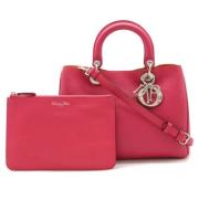 Dior Vintage Pre-owned Laeder totevskor Pink, Dam