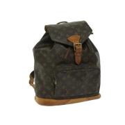 Louis Vuitton Vintage Pre-owned Canvas ryggsckar Brown, Dam