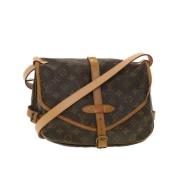 Louis Vuitton Vintage Pre-owned Canvas louis-vuitton-vskor Brown, Dam