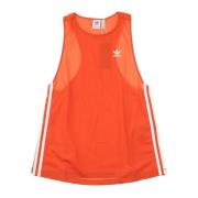 Adidas Slim Fit Tank Top Orange, Dam