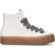 Converse Vintage Hi-Top Sneakers White, Dam