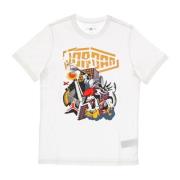 Jordan Grafisk Crew Neck T-shirt White, Herr