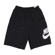 Nike Club Vävda Shorts Svart/Vit Black, Herr