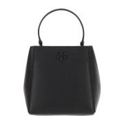 Tory Burch Elegant Läder Axelväska Black, Dam