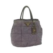 Prada Vintage Pre-owned Nylon prada-vskor Purple, Dam