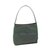 Prada Vintage Pre-owned Nylon prada-vskor Green, Dam