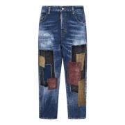 Dsquared2 Kawaii Loose Fit Blå Jeans Blue, Dam