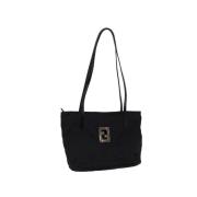 Fendi Vintage Pre-owned Canvas fendi-vskor Black, Dam