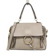 Chloé Pre-owned Pre-owned Laeder axelremsvskor Beige, Dam