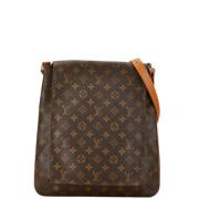 Louis Vuitton Vintage Pre-owned Plast axelremsvskor Brown, Dam