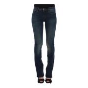 Costume National Blå Straight Leg Jeans Blue, Dam