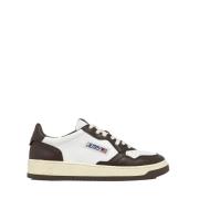 Autry Läder Medalist Sneakers Vit/Brun Brown, Herr