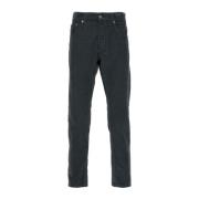 Dondup Mörkgrå Corduroy Slim-Fit Byxor Gray, Herr