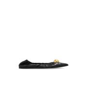 Ami Paris Läder Ballerinaskor Black, Dam