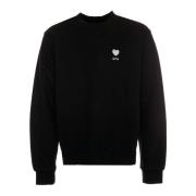 Arte Antwerp Hjärtblomma Crewneck Sweatshirt Black, Herr