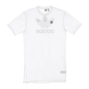 Adidas Vit Tee Klänning Kort Ärm White, Dam