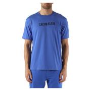 Calvin Klein Intense Power Lounge Bomull T-shirt Blue, Herr