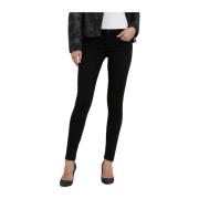 Guess Skinny Fit Annette Jeans - Svart Denim Black, Dam