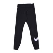 Nike Essential Legging med Swoosh Logo Print Black, Dam