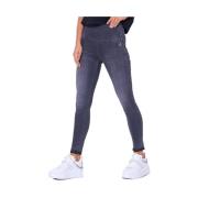 Patrizia Pepe Gr Skinny Jeggings Hg Midja Gray, Dam