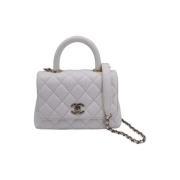 Chanel Vintage Pre-owned Laeder handvskor Beige, Dam