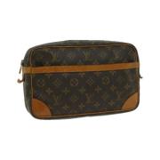 Louis Vuitton Vintage Pre-owned Canvas louis-vuitton-vskor Brown, Dam