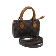 Louis Vuitton Vintage Pre-owned Canvas louis-vuitton-vskor Brown, Dam