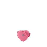 Vivienne Westwood Rosa Heart Crossbody Väska Pink, Dam