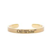 Off White Gyllene Tillbehör Beige, Dam