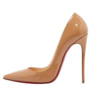 Christian Louboutin Pre-owned Pre-owned Laeder klackskor Beige, Dam