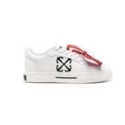 Off White Vita Platta Skor White, Dam