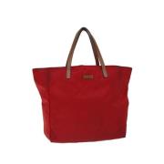 Gucci Vintage Pre-owned Canvas gucci-vskor Red, Dam