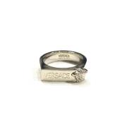 Versace Pre-owned Pre-owned Metall ringar Gray, Dam