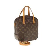 Louis Vuitton Vintage Pre-owned Canvas handvskor Brown, Dam