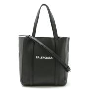 Balenciaga Vintage Pre-owned Laeder axelremsvskor Black, Dam