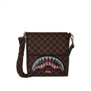 Sprayground Lenticular Chomp Messenger Sling Väska Brown, Herr