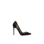 Elisabetta Franchi Elegant Decollete Skor Black, Dam