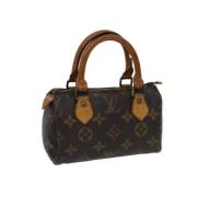 Louis Vuitton Vintage Pre-owned Canvas handvskor Brown, Dam