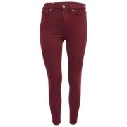 Ralph Lauren Pre-owned Pre-owned Denim jeans Red, Dam