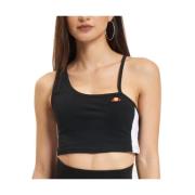 Ellesse Crop Top Shirts Black, Dam