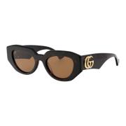 Gucci Stiliga solglasögon Gg1421S Brown, Dam