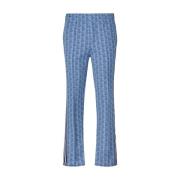 Lacoste Sweatpants med Jacquardmönster Blue, Dam