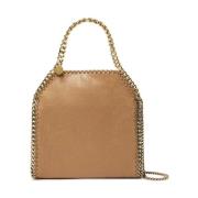 Stella McCartney Pecan Brown Falabella Mini Tote Bag Brown, Dam