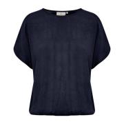 Kaffe T-Shirts Blue, Dam